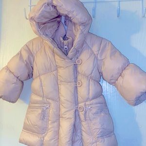 Baby Gap winter snow jacket Soft Pink size 6-12months